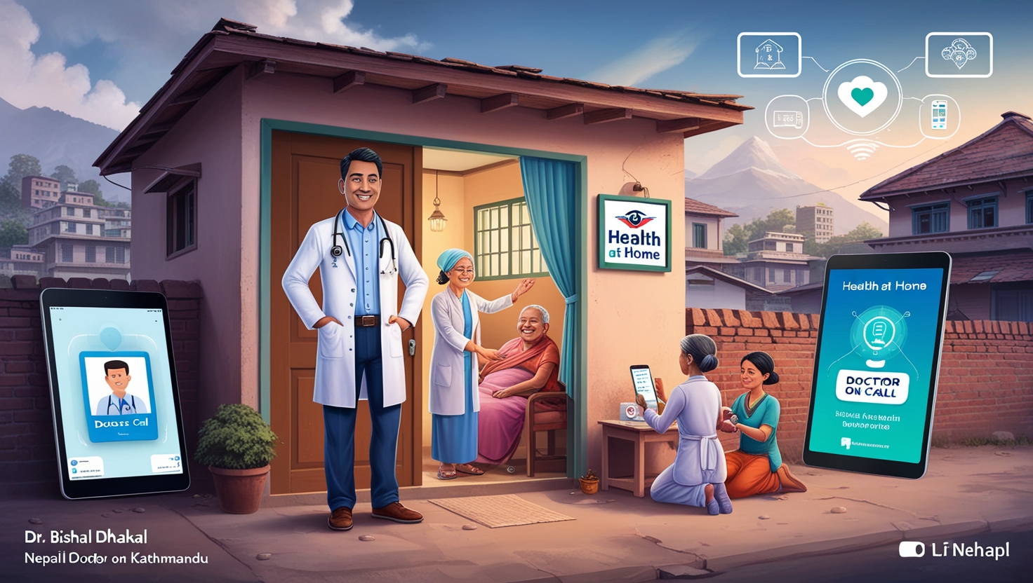 Revolutionizing Healthcare in Nepal: How Dr. Bishal Dhakal’s “Health at Home” Brings Medical Care to Your Doorstep