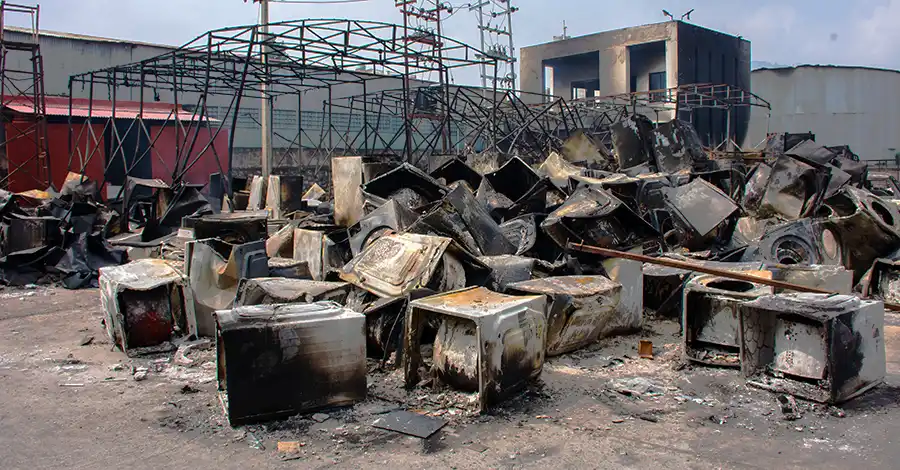 Nepal business attacks protest: cg-fire
