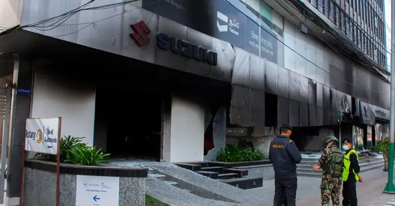 Nepal business attacks protest- suzuki