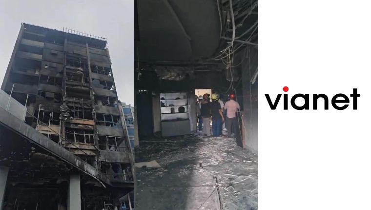 Vianet data center fire